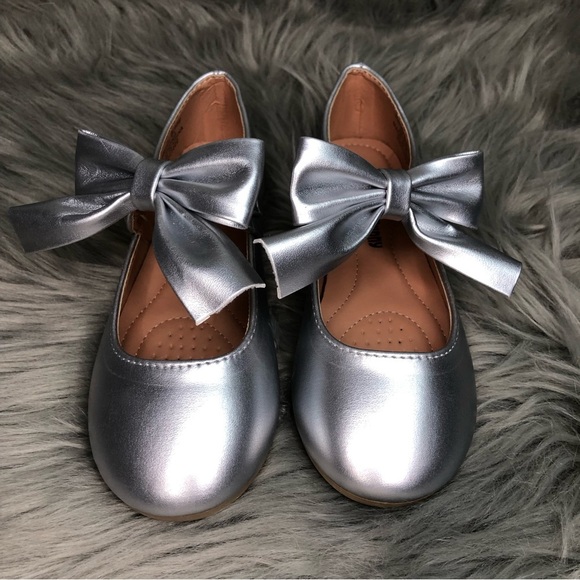 CHILDREN'S BALLERINA FLATS (COT) - Picture 2 of 5